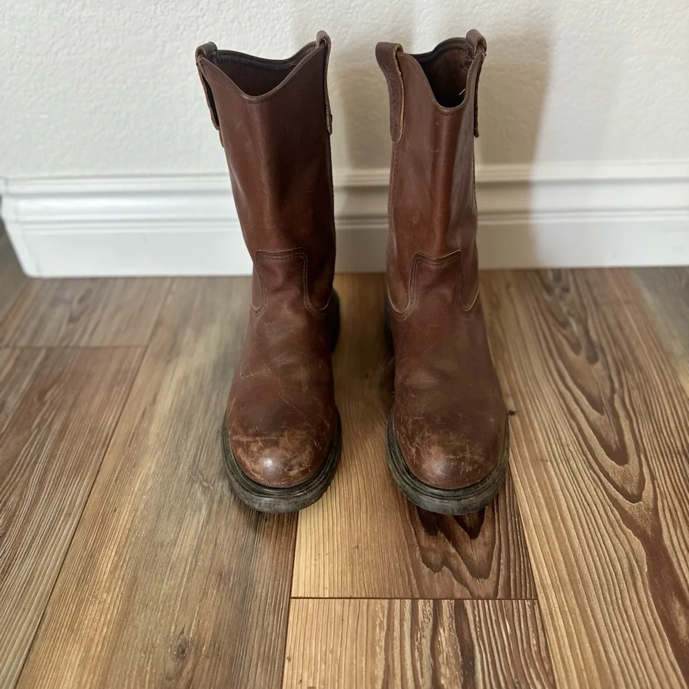 RED WING 2231 Pecos Men 10.5 E Steel Toe Leather Pull On Safety Work Boot